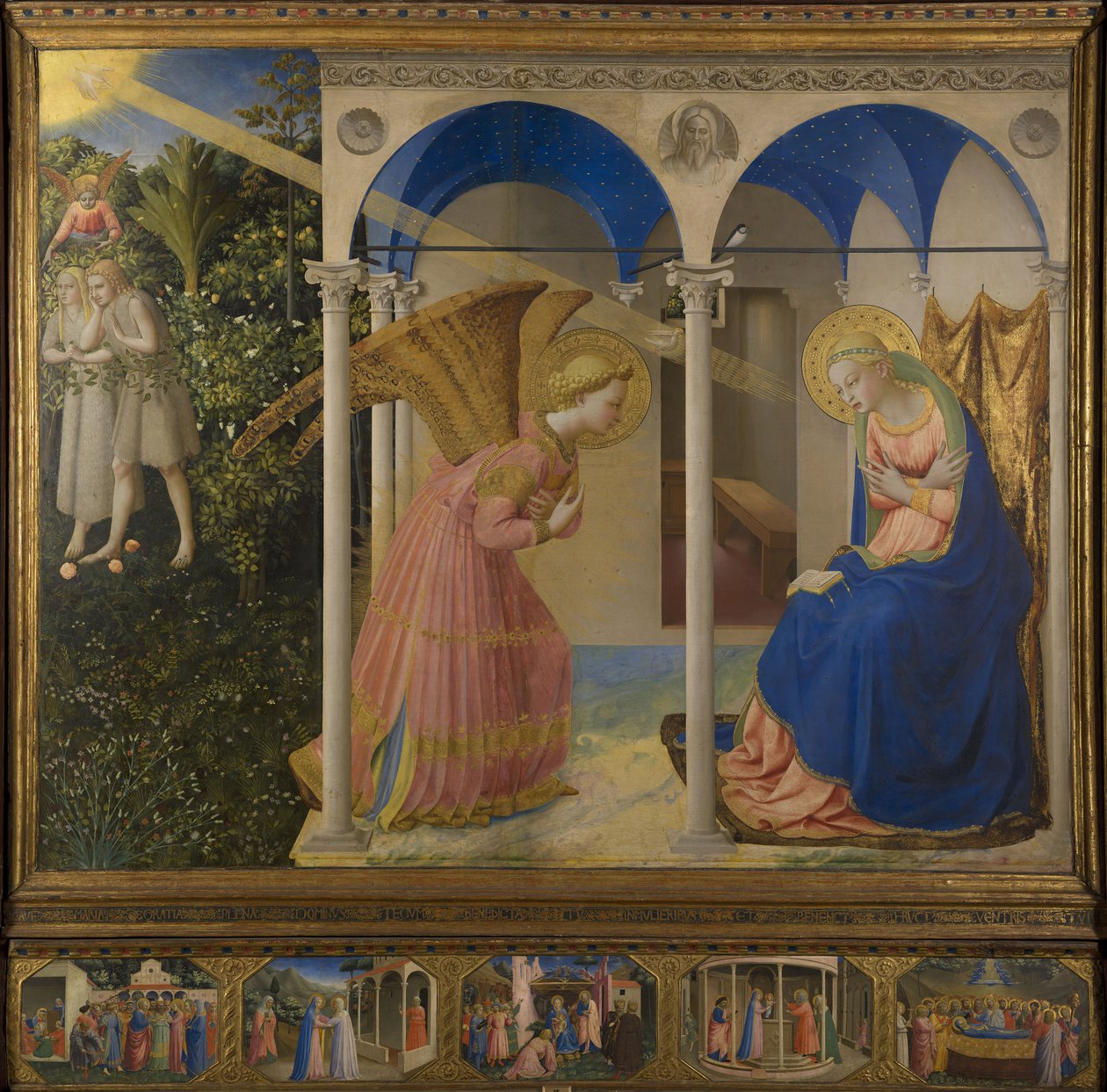 Az Angyali üdvözlet alkotó: Fra  Angelico