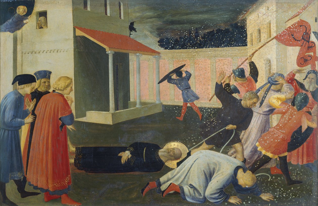 San Marco mártíromsága, a predella részlete, a Vászonfedők Tabernákuluma alkotó: Fra (c.1387 1455) Angelico