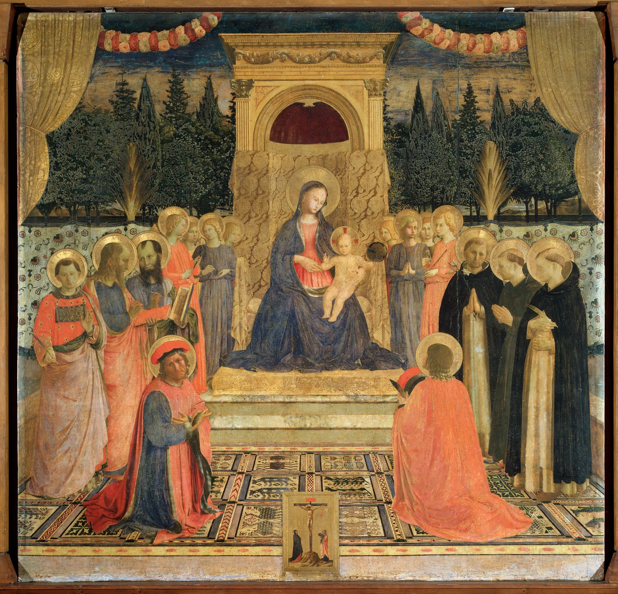 Szent Márk oltárképe, c. 1438-1440 (tempera a panelen) alkotó: Fra  Angelico