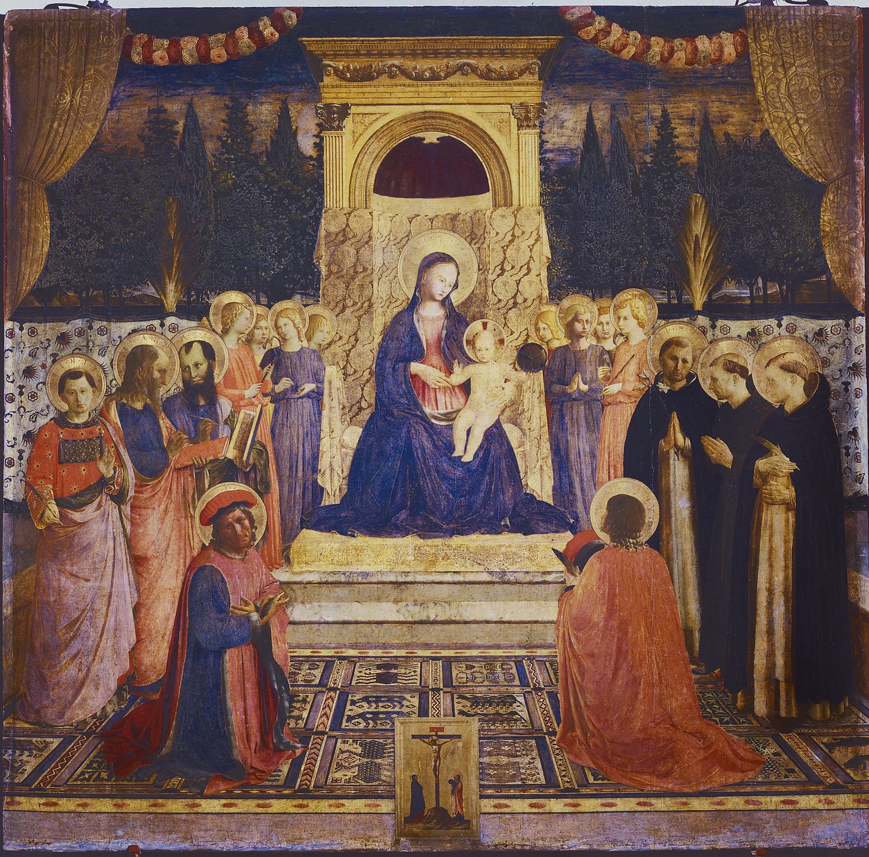 Szent Márk oltárképe, 1438-1440 körül (tempera fatáblán) alkotó: Fra  Angelico