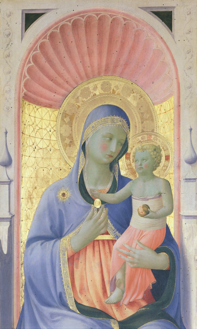 Annalena oltárkép, 1430 körül, Giovanni da Fiesole, Fra Angelico néven ismert (1400-kb. 1455), tempera fán alkotó: Fra (c.1387 1455) Angelico