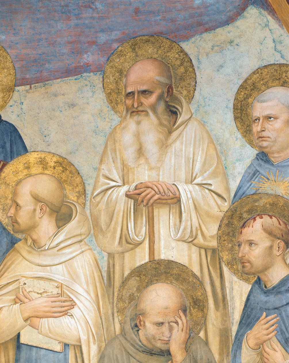 Keresztre feszítés szentekkel alkotó: Fra (c.1387 1455) Angelico