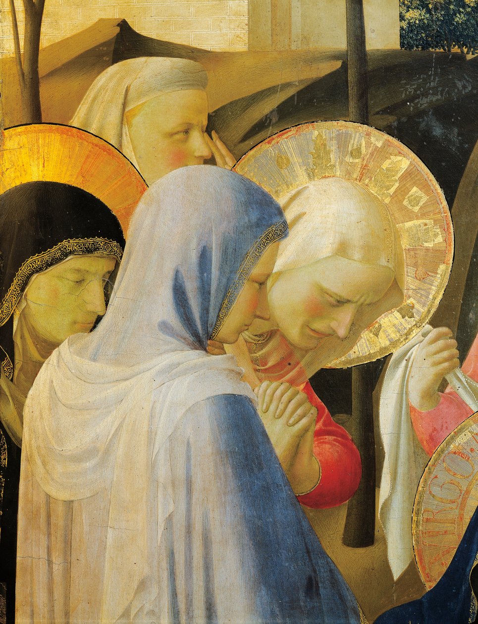 Lerakódás a Szentháromság keresztről vagy oltárról, 1432 körül, Giovanni da Fiesole, Fra Angelico néven (1400-1455 körül), tempera fán alkotó: Fra (c.1387 1455) Angelico