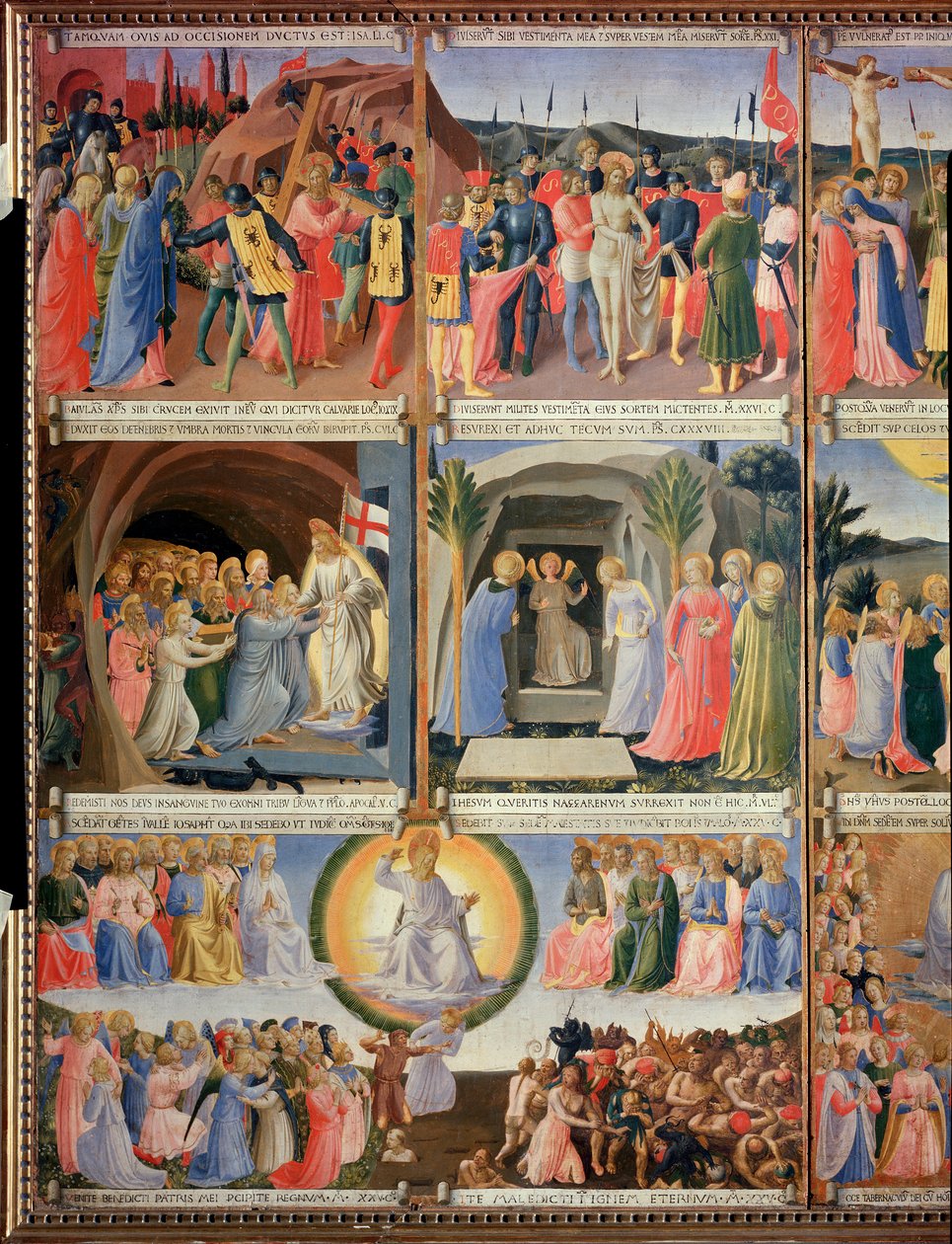 Krisztus élete, ezüst ruhásszekrény. (Tempera fán alkotó: Fra  Angelico