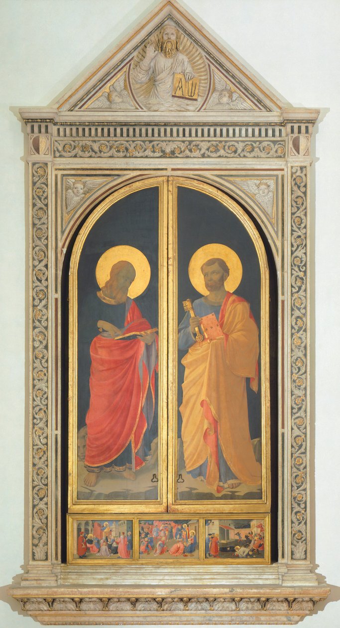 Liniers oltárképe: Szent Péter és Szent Márk alkotó: Fra  Angelico