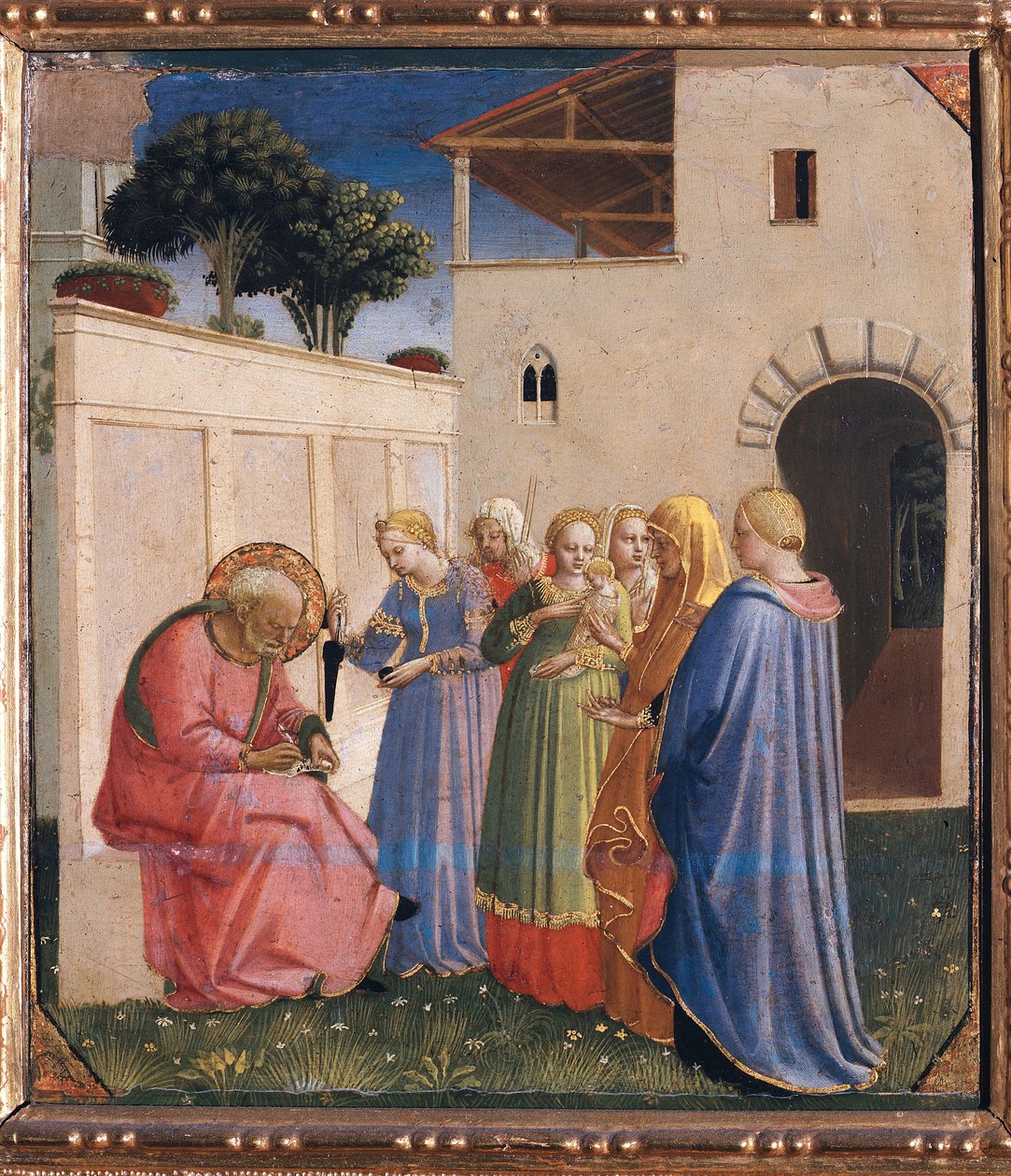 Keresztelő Szent János elnevezése (Festmény fára alkotó: Fra  Angelico