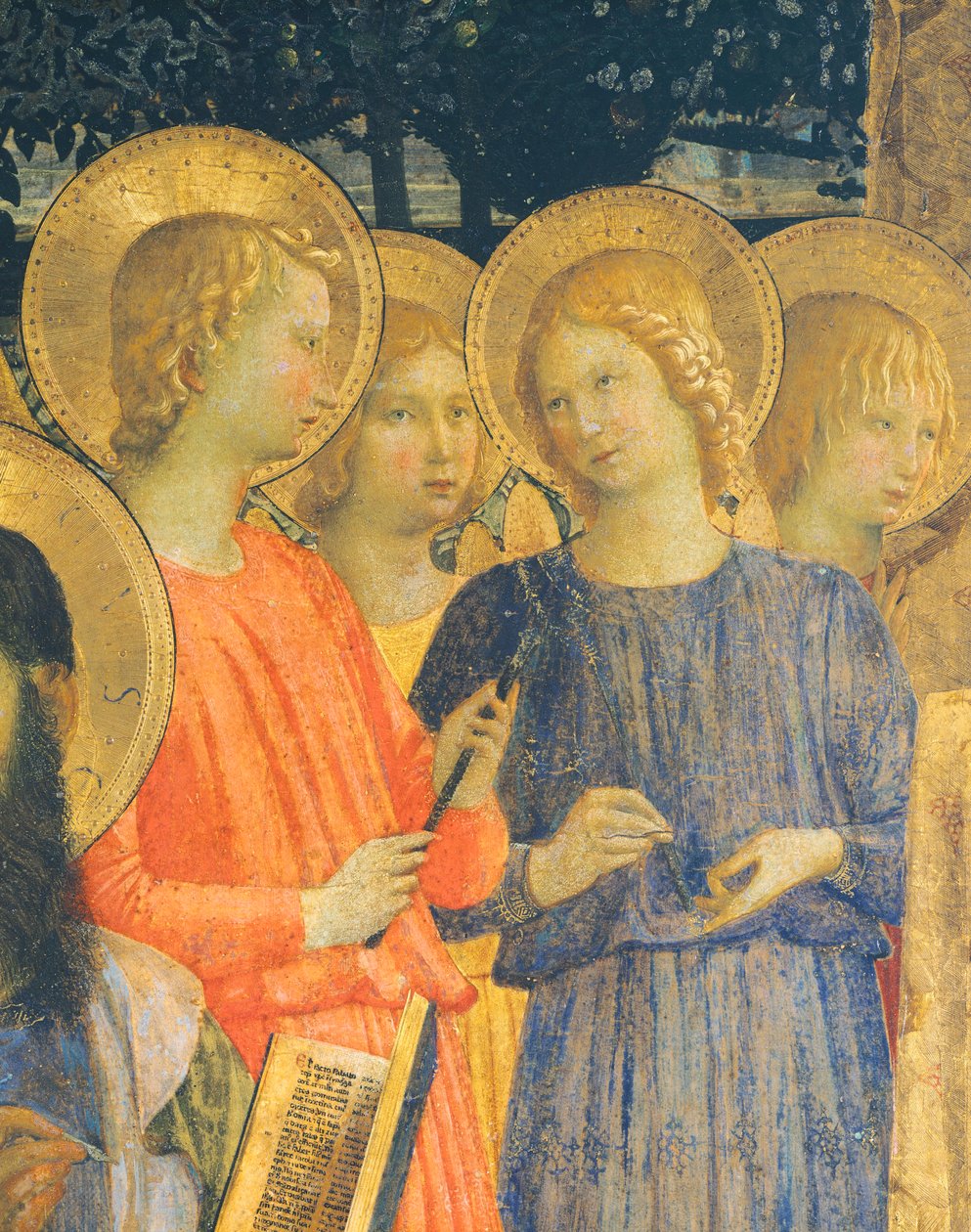 San Marco oltárkép, Giovanni da Fiesole Fra Angelico néven ismert (1400-kb. 1455), tempera fán, 220x227 cm, Részlet, kb 1440 alkotó: Fra (c.1387 1455) Angelico