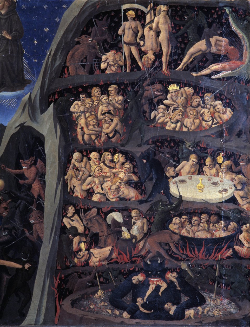 Az utolsó ítélet: A pokol alkotó: Fra  Angelico