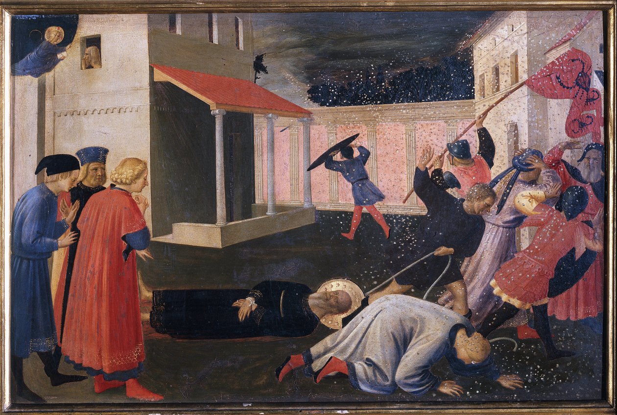 Szent Márk vértanúsága. A Linaioli tabernákulum (Festmény fára alkotó: Fra  Angelico