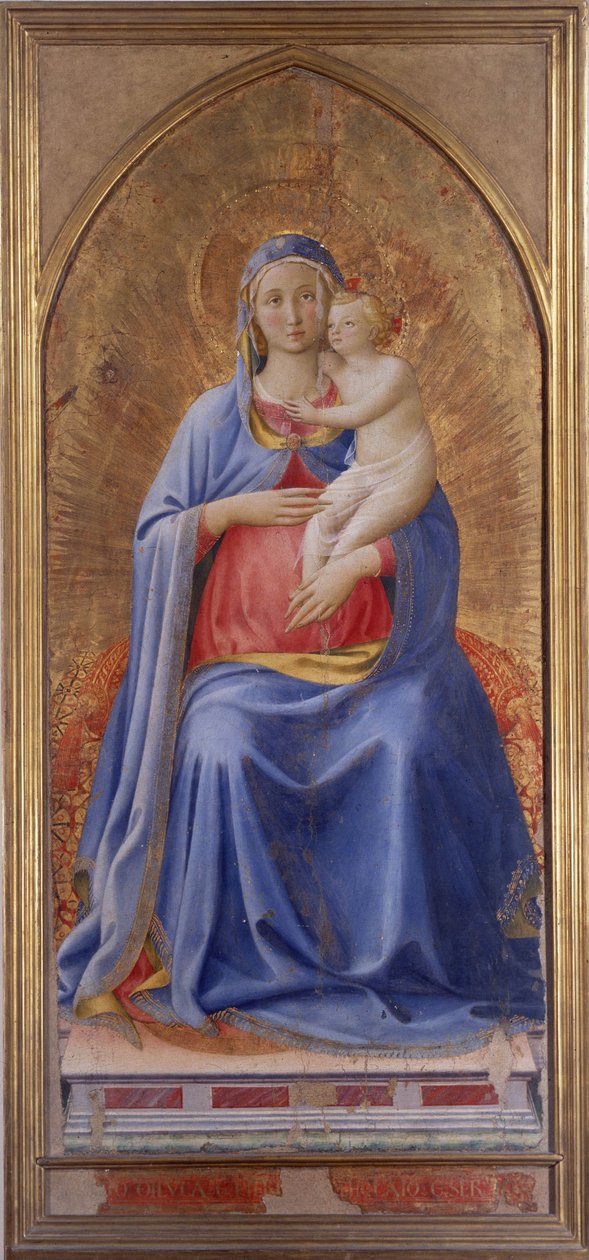 A szűz gyermekével - 1430 alkotó: Fra  Angelico