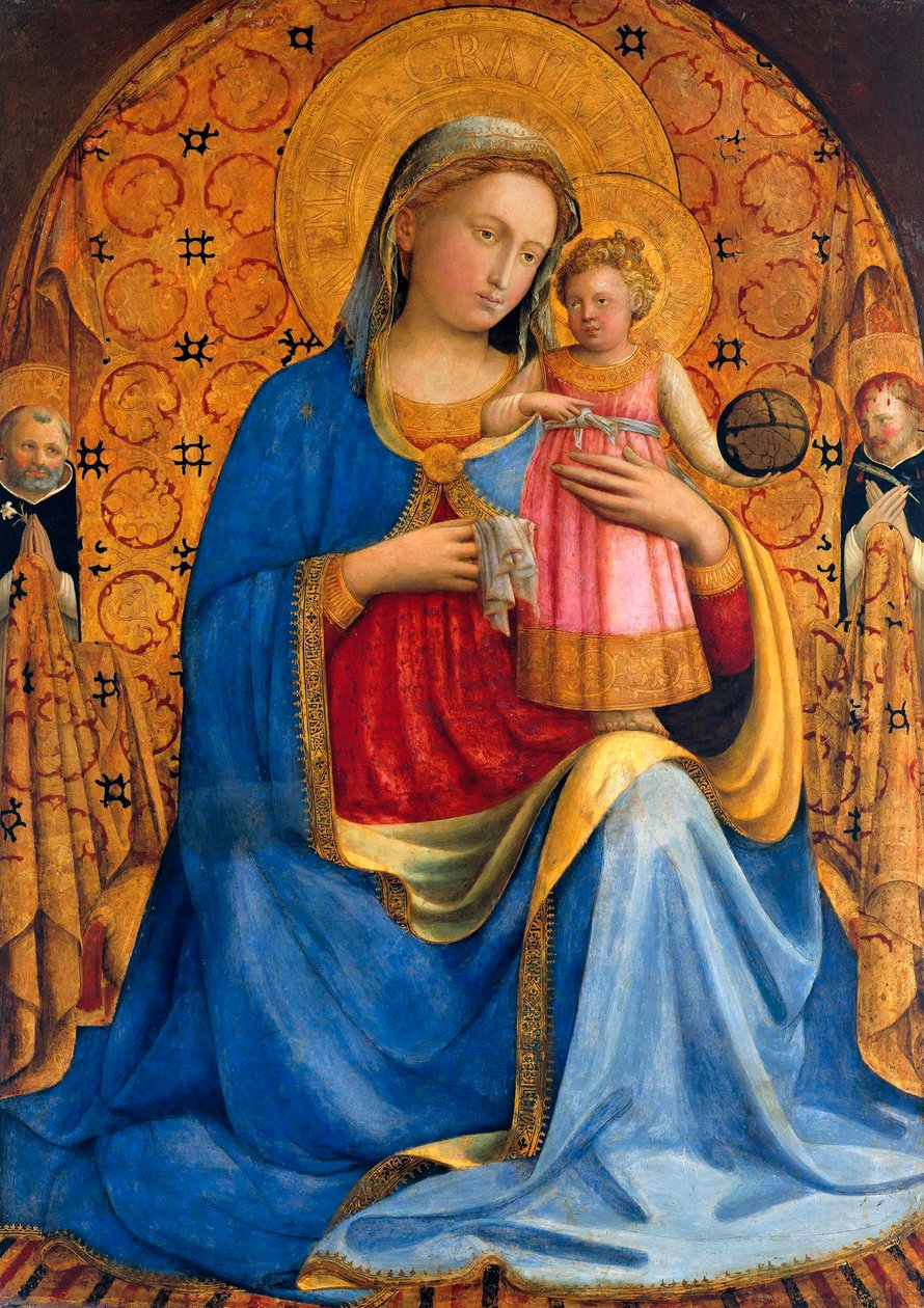 "Madonna és gyermeke Szent Domonkossal és veronai szenttel" (Madonna és gyermeke Szent Domonkos és Péter vértanúval (Madonna dell