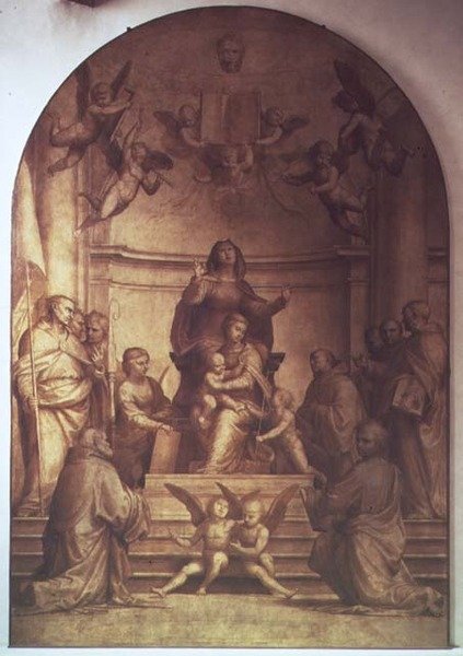 A Nagytanács oltárképe, 1510 (lásd még: 94717-21) alkotó: Fra 1472 1517 Bartolommeo