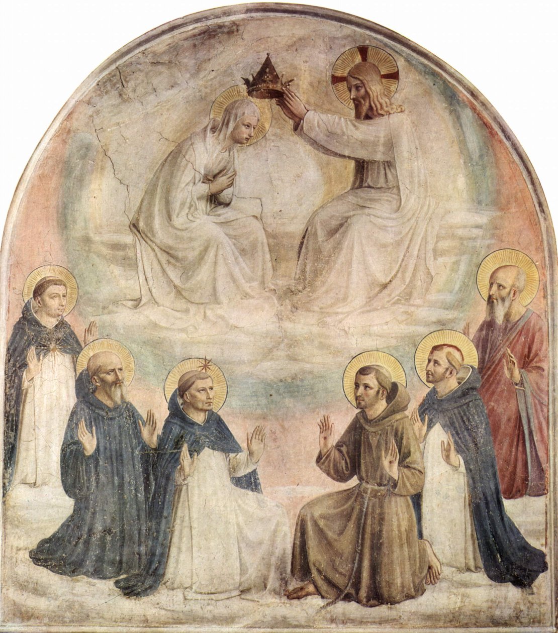 A Szűz megkoronázása alkotó: Fra Angelico