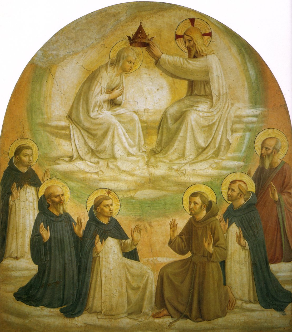 A Szűz megkoronázása alkotó: Fra Angelico