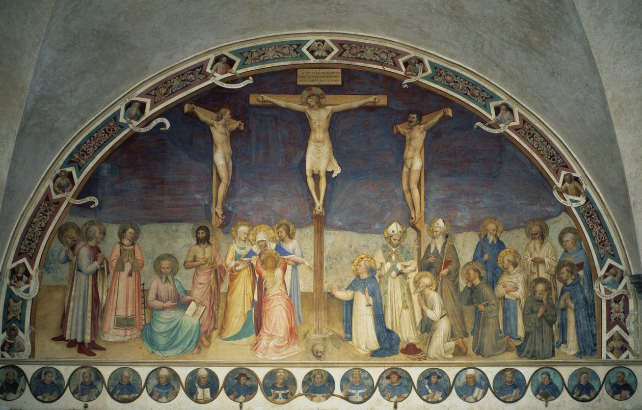 Krisztus keresztre feszítése, 1442 alkotó: Fra Angelico