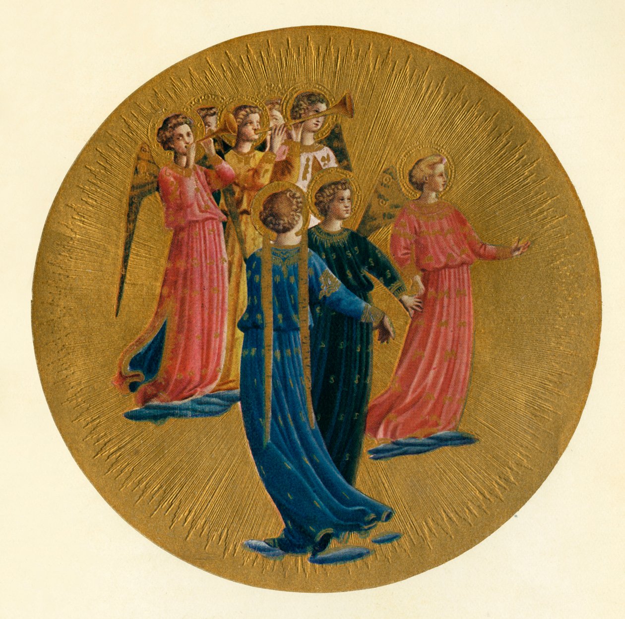 Részlet a Szűzanya koronázásáról, 15. század, 1909 alkotó: Fra Angelico