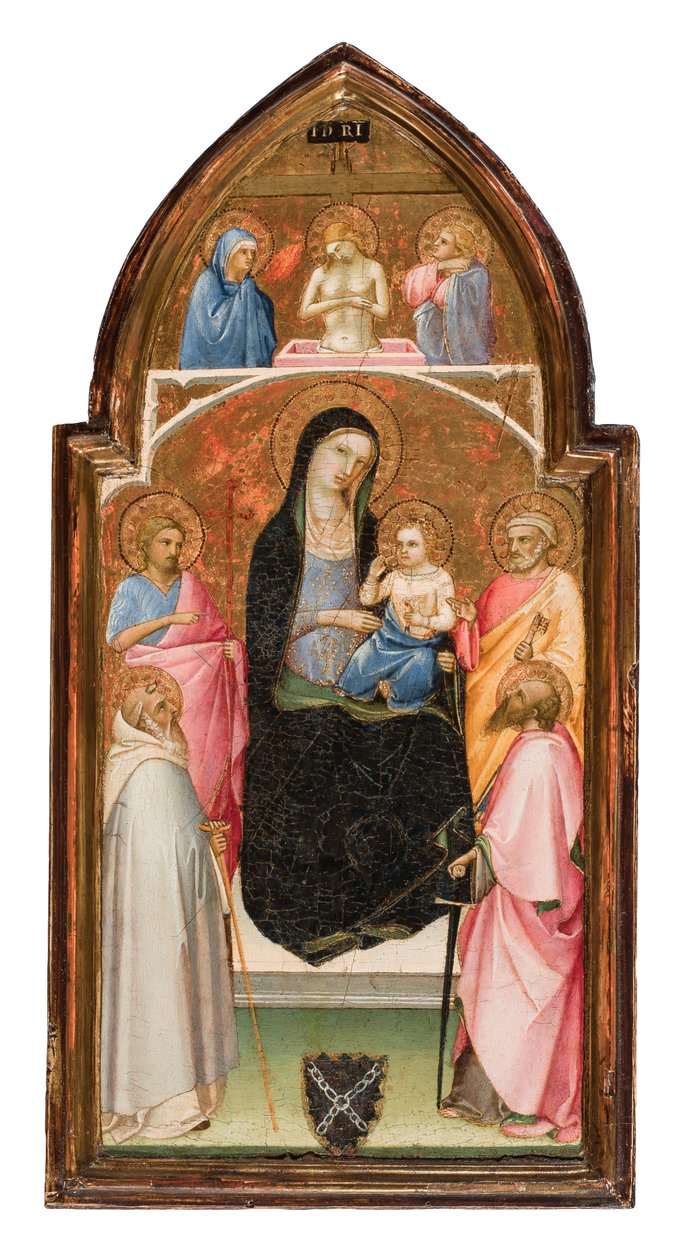 Madonna és gyermeke szentekkel alkotó: Fra Angelico