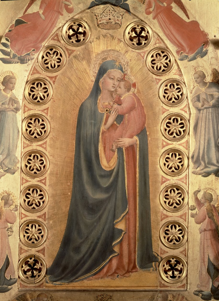 A Csillagok Madonnája (lásd még: 230331) alkotó: Fra Angelico