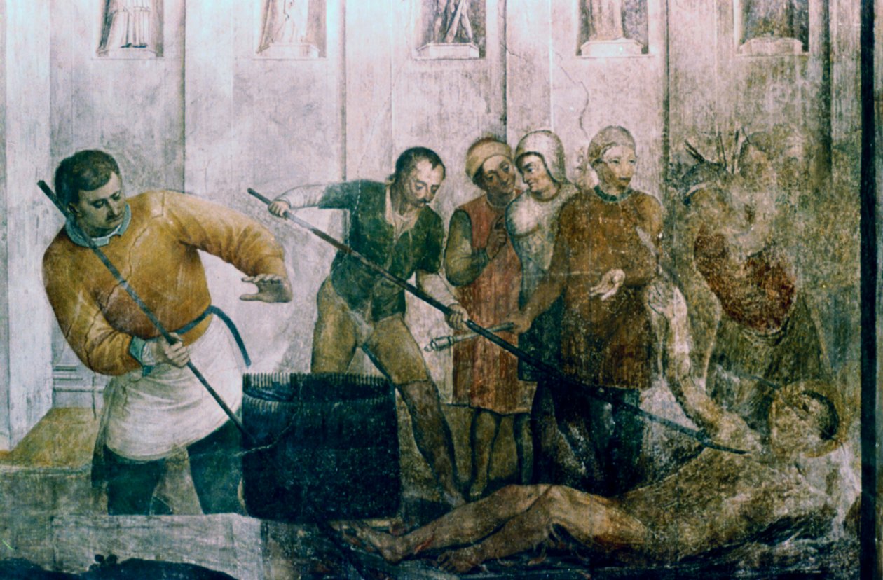 Szent Laurence vértanúsága, 15. század közepe alkotó: Fra Angelico