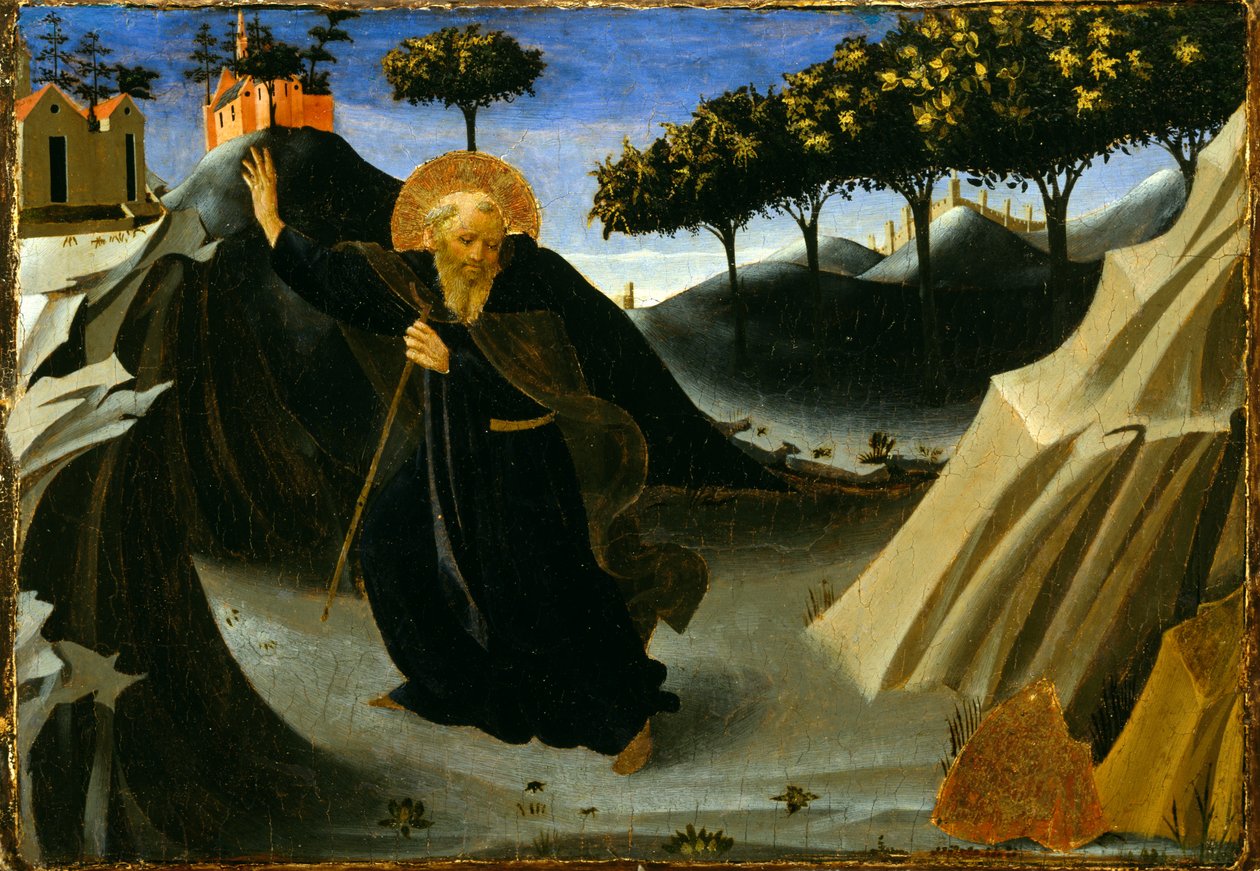 Szent Antal elkerüli az aranytömeget alkotó: Fra Angelico