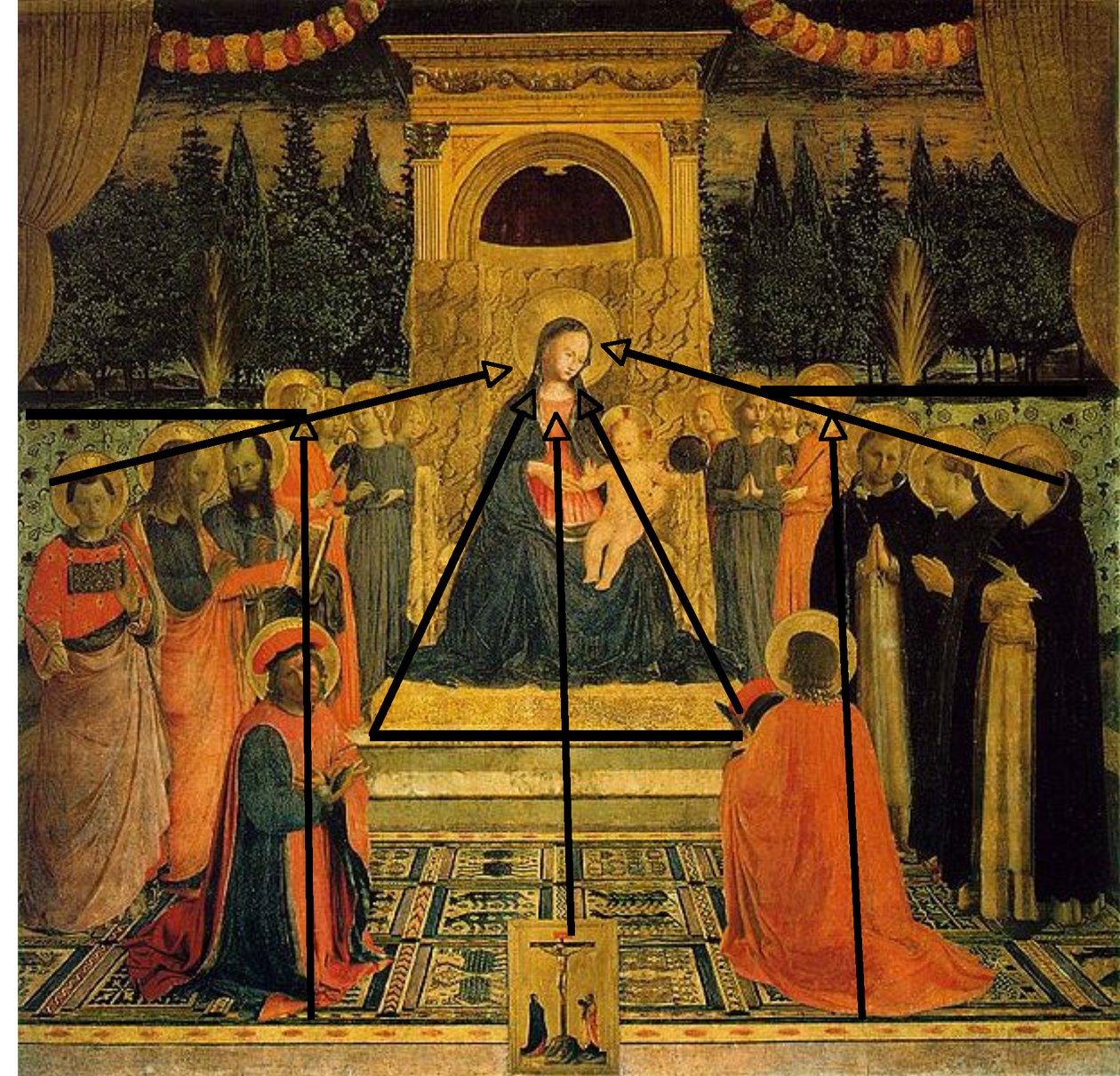 San Marco oltárkép alkotó: Fra Angelico