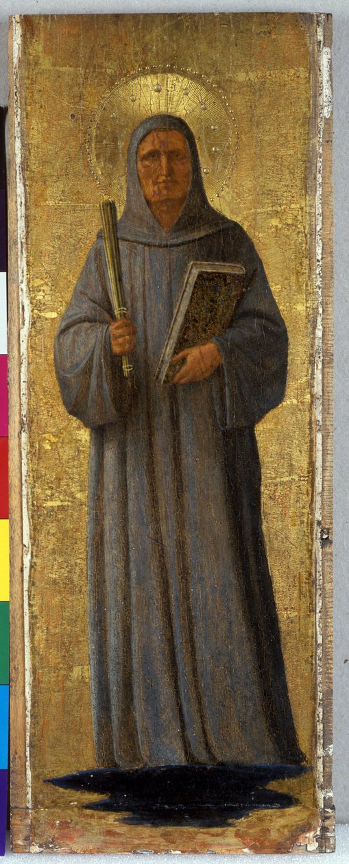 Clairvaux-i Szent Bernát, 1435-40 körül (tempera nyárfán) alkotó: Fra Angelico