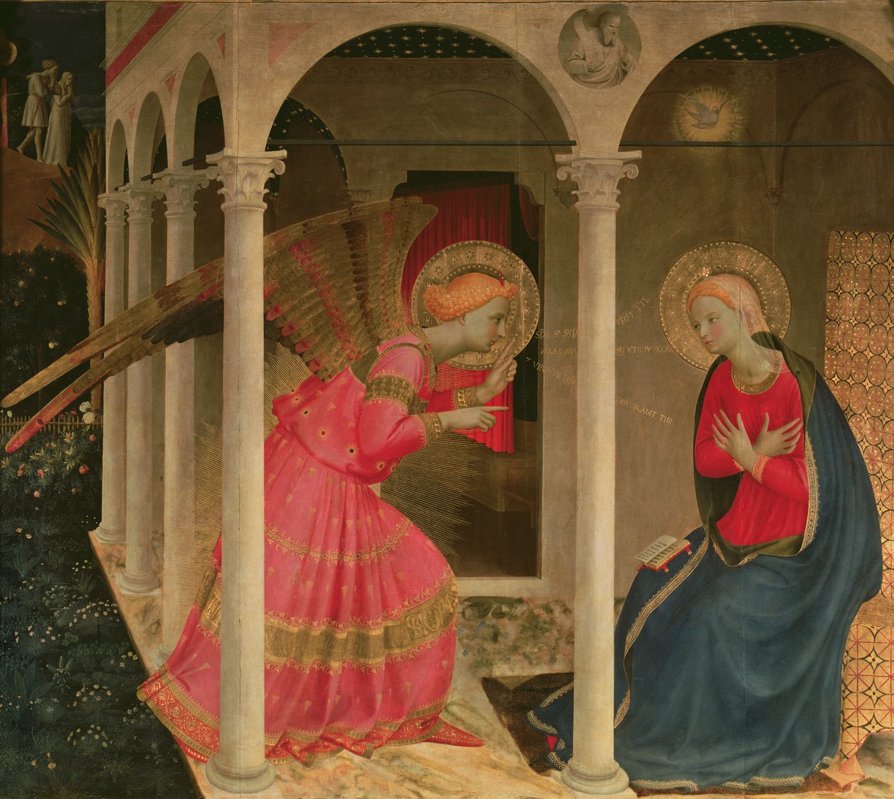 Angyali üdvözlet (tempera a panelen) (lásd még: 43914) alkotó: Fra Angelico