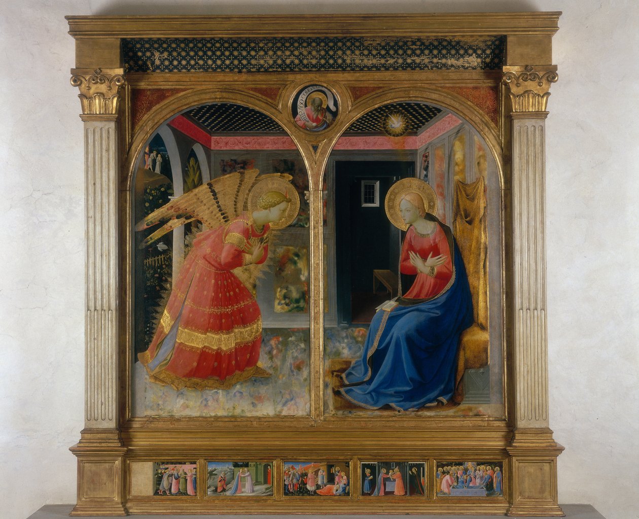Az Angyali üdvözlet, 1432 körül (tempera a panelen) alkotó: Fra Angelico