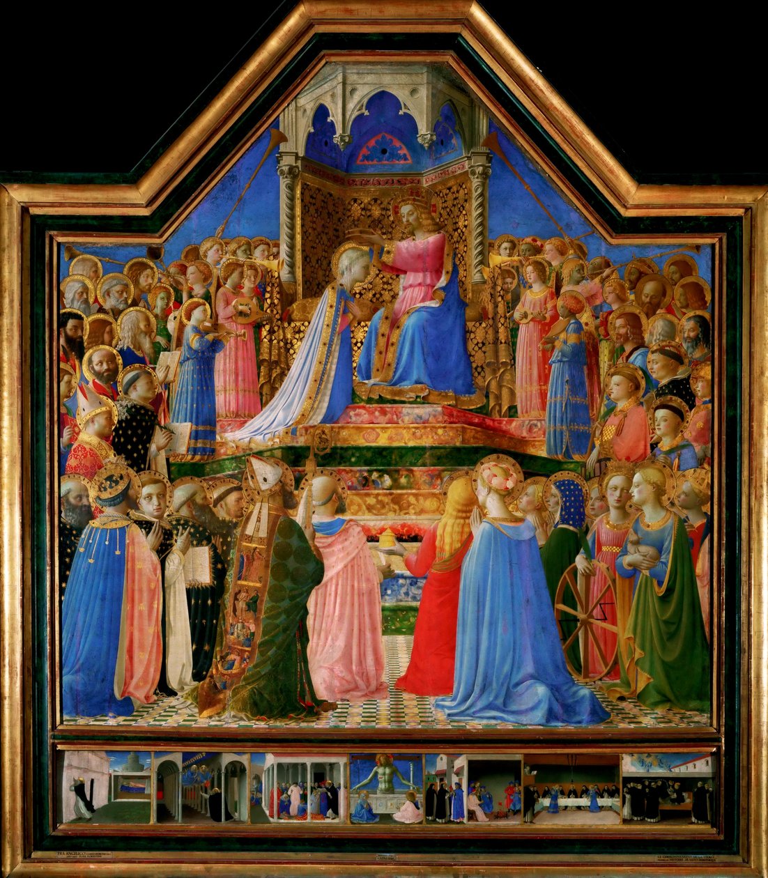A Szűz koronázása alkotó: Fra Angelico