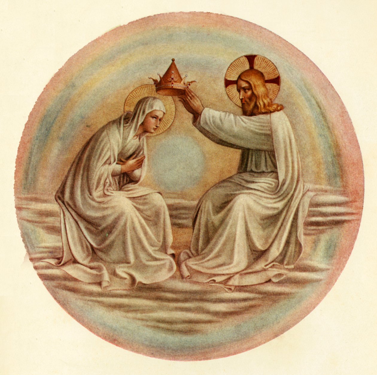 Szűzanya koronázása, 15. század, 1909 alkotó: Fra Angelico