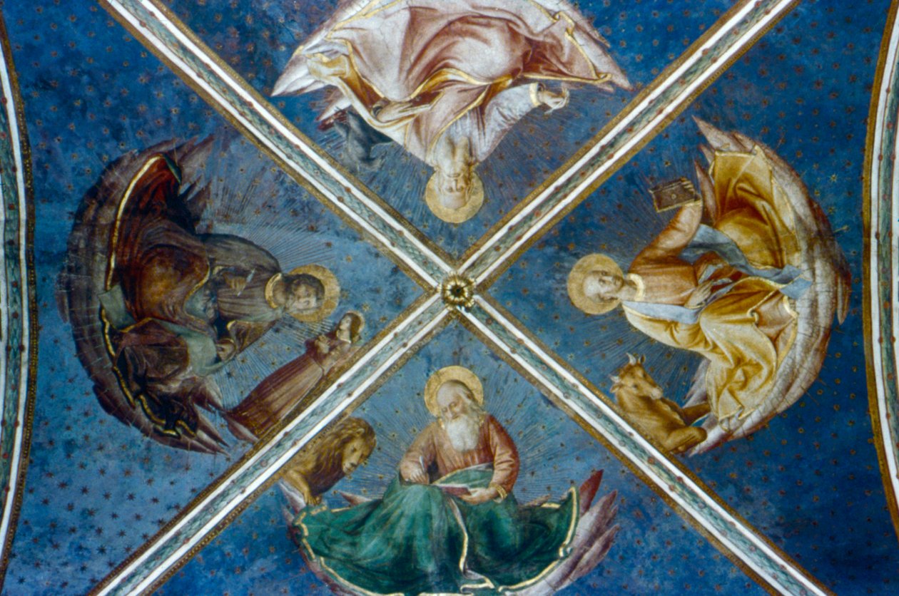 A négy evangélista, 15. század közepe alkotó: Fra Angelico