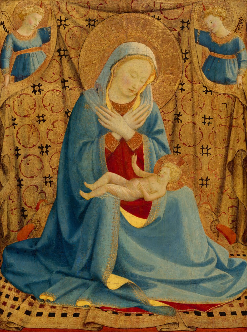 Az alázatosság Madonnája c. 1430. alkotó: Fra Angelico