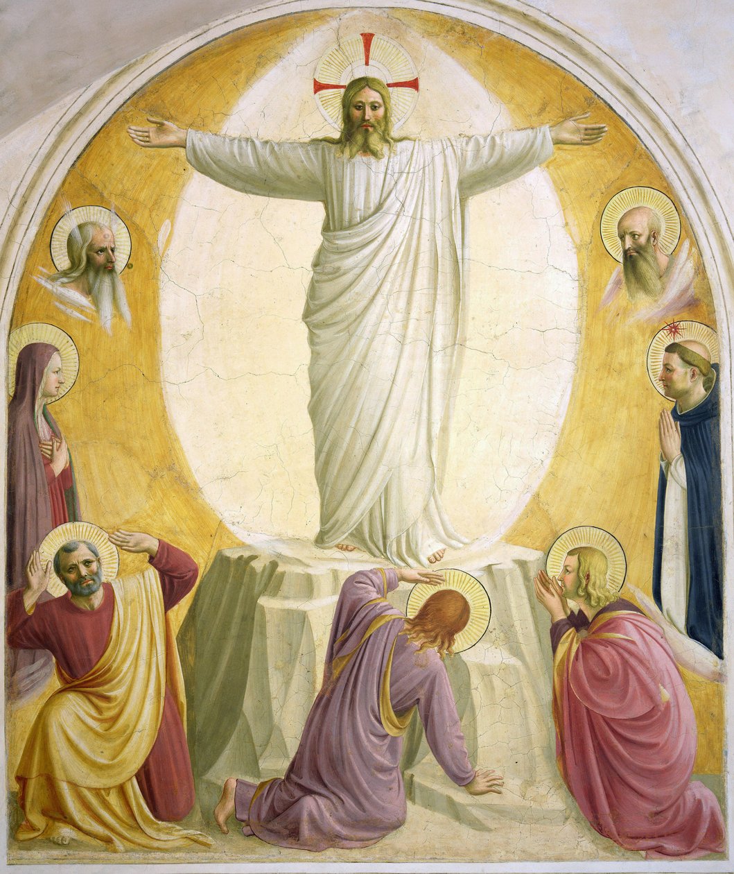 Jézus színeváltozása – Angelico, Fra Giovanni, Fiesole-ból alkotó: Fra Angelico