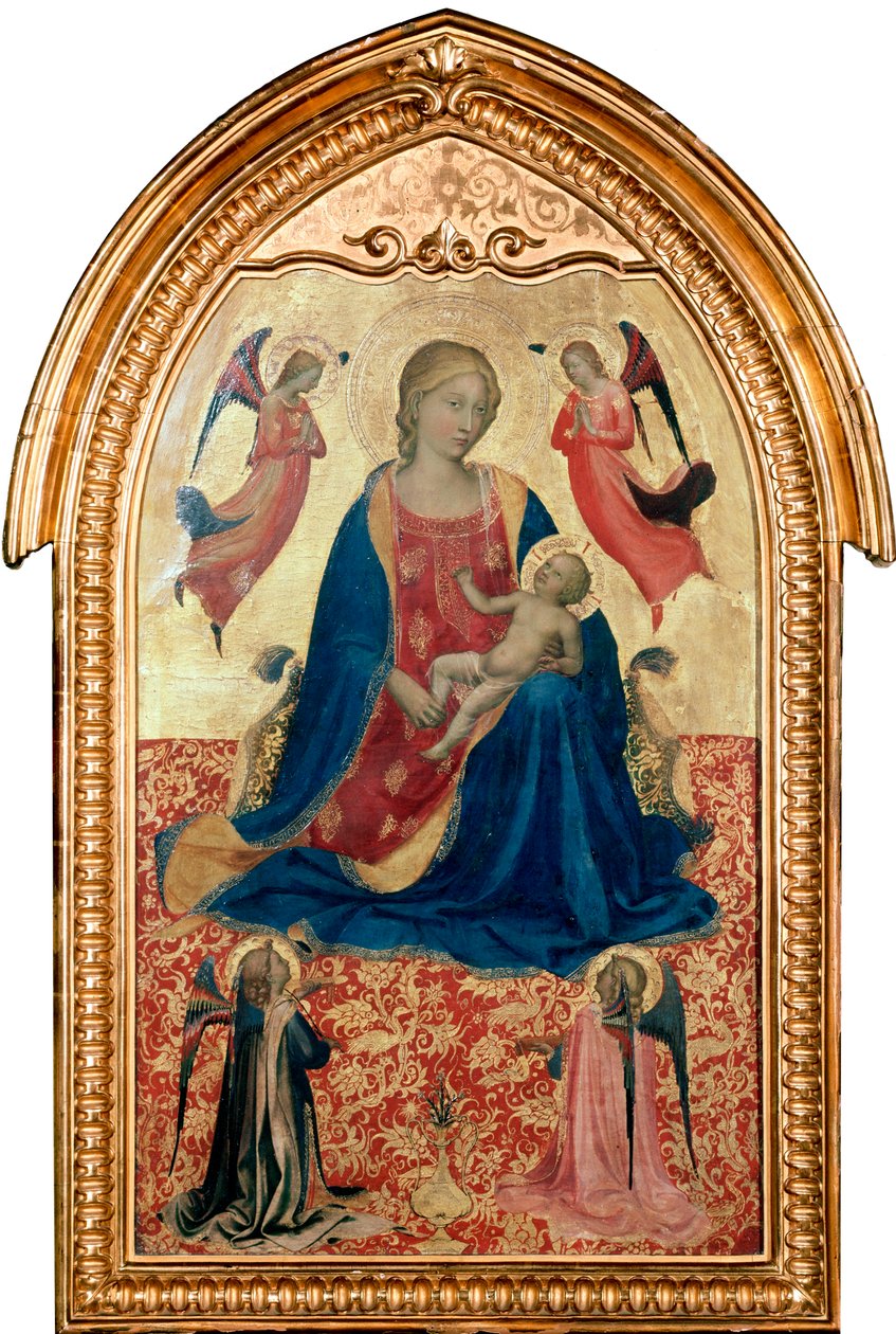 Szűz és gyermek angyalokkal, c1425 alkotó: Fra Angelico