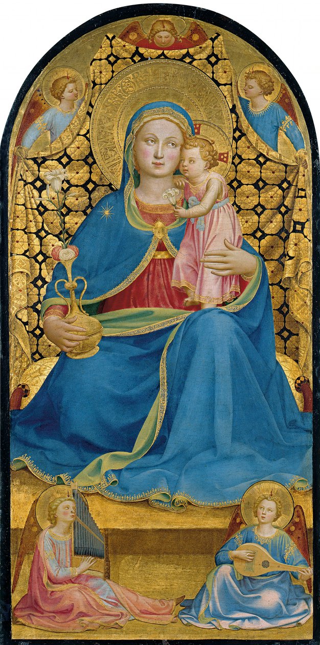 Az alázatosság szűze alkotó: Fra Angelico