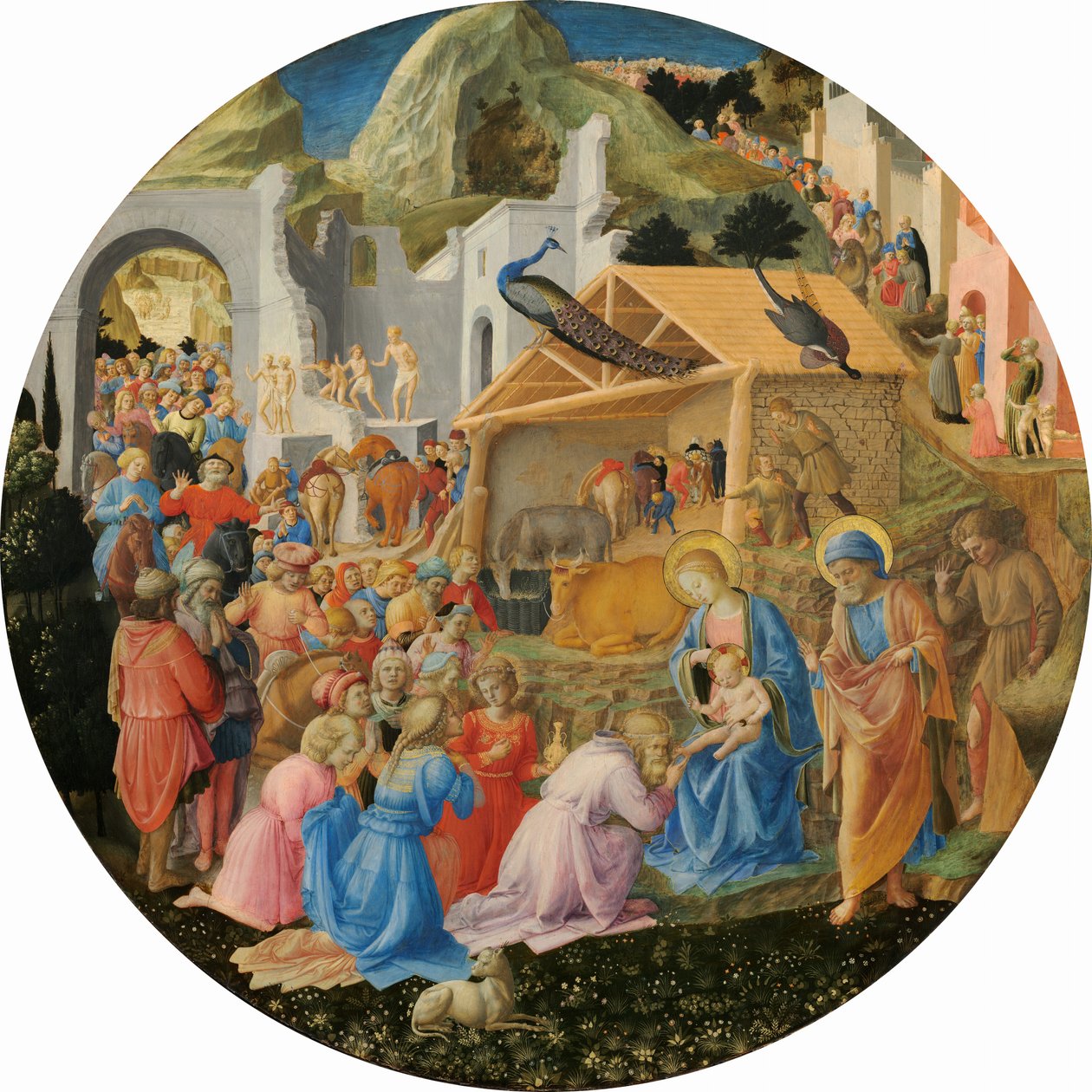 A mágusok imádása alkotó: Fra Angelico and Fra Filippo Lippi