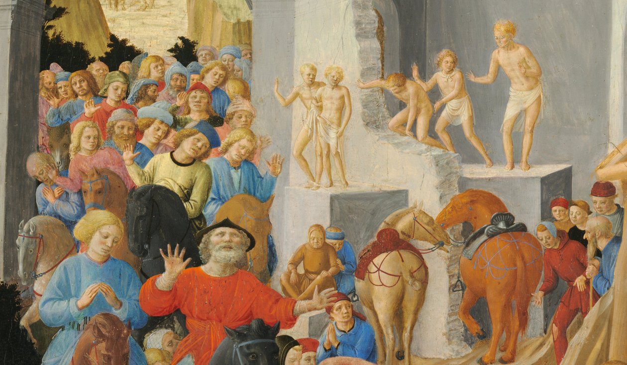 A mágusok imádása alkotó: Fra Angelico and Fra Filippo Lippi