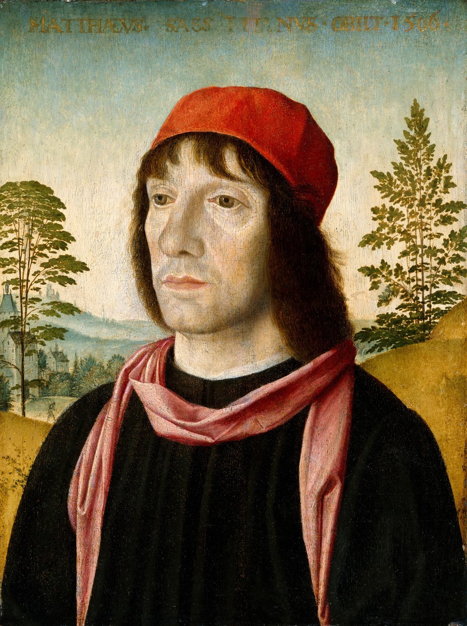 Egy férfi portréja, nem sokkal 1497 után. alkotó: Fra Bartolomeo
