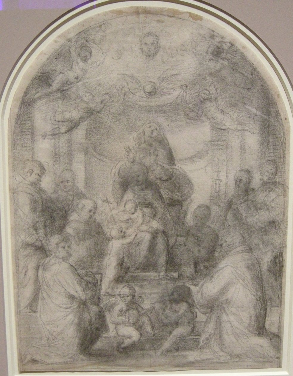 madonna gyermekkel és szentekkel alkotó: Fra Bartolomeo