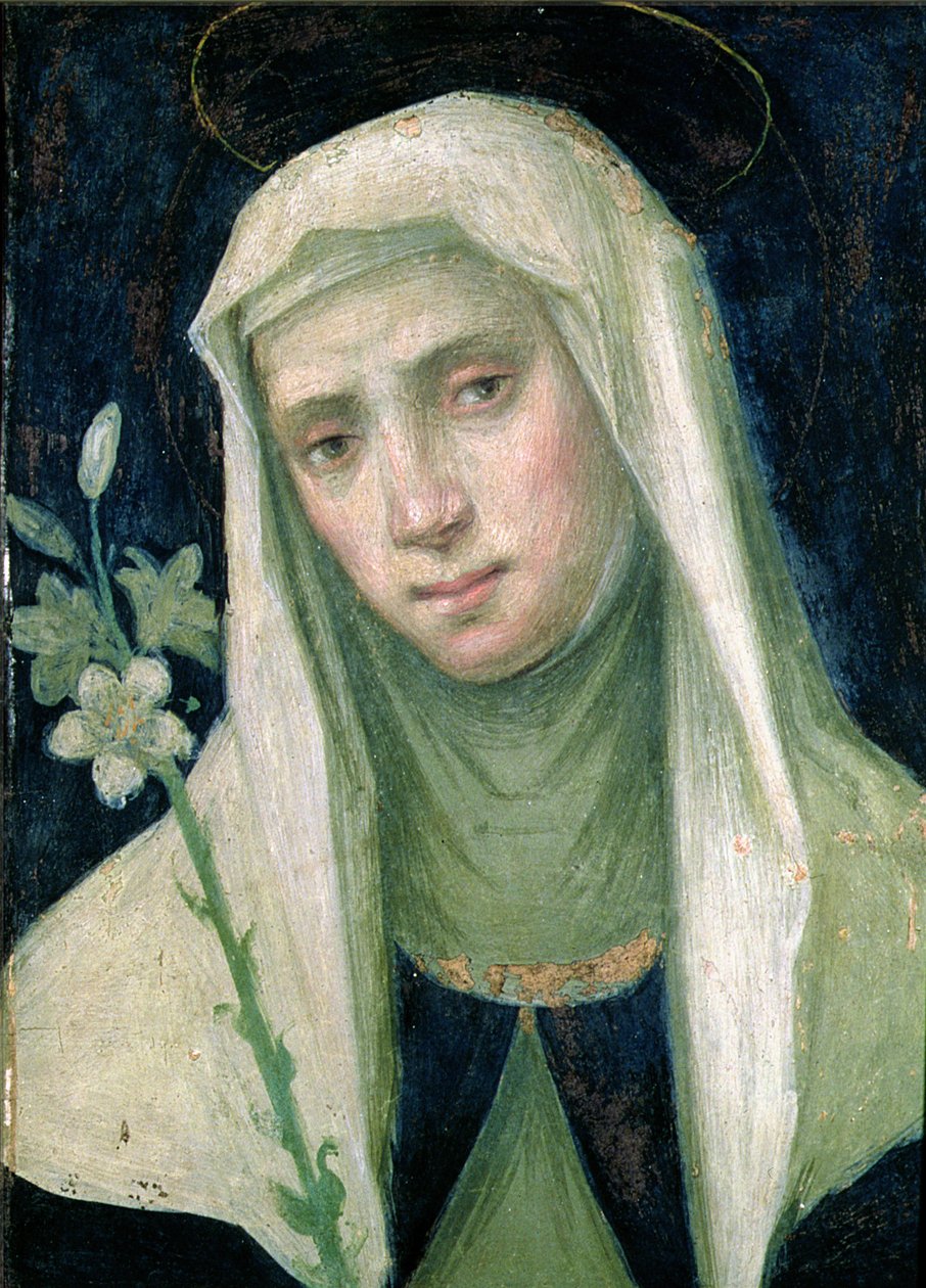 Sienai Szent Katalin (1347-80) (tempera a táblán) alkotó: Fra Bartolommeo