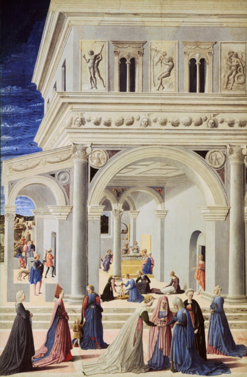 A Szűz születése, 1467 alkotó: Fra Carnevale