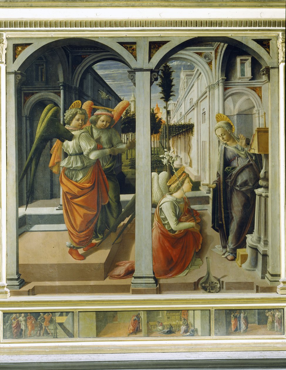 Angyali üdvözlet, 1445 körül (panel) alkotó: Fra Filippo Lippi
