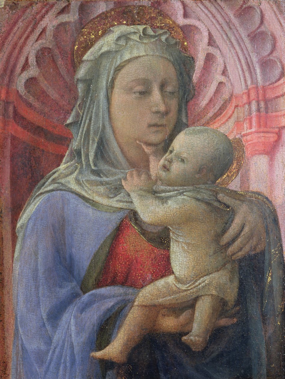 Madonna és gyermeke, 1430 körül alkotó: Fra Filippo Lippi
