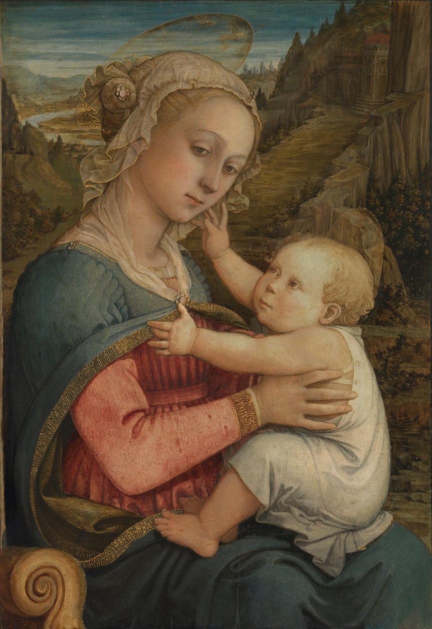 Mária a gyermekkel alkotó: Fra Filippo Lippi