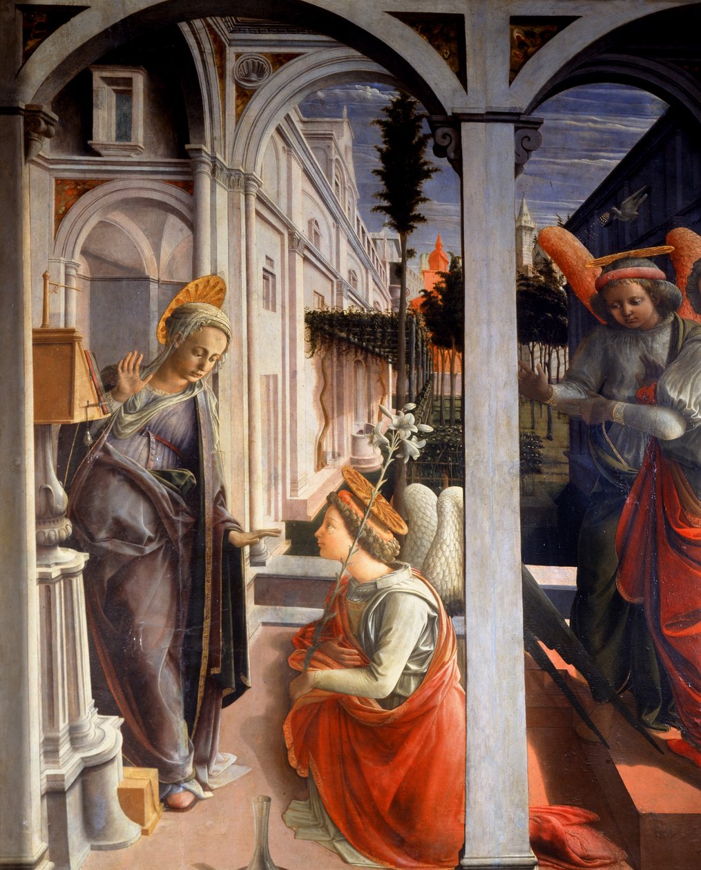 Az Angyali üdvözlet alkotó: Fra Filippo Lippi