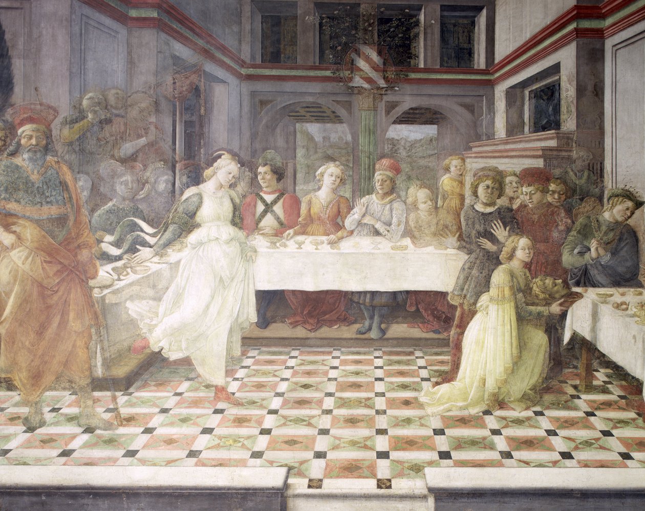 Heródes ünnepe (lásd még: 60432) alkotó: Fra Filippo Lippi