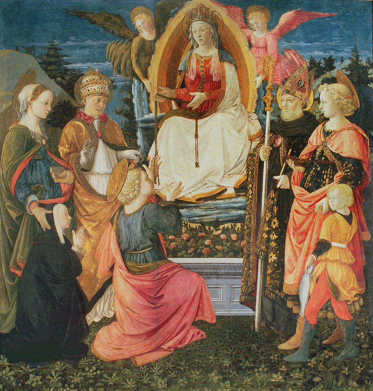 A szent öv Madonnája, 1456 alkotó: Fra Filippo Lippi