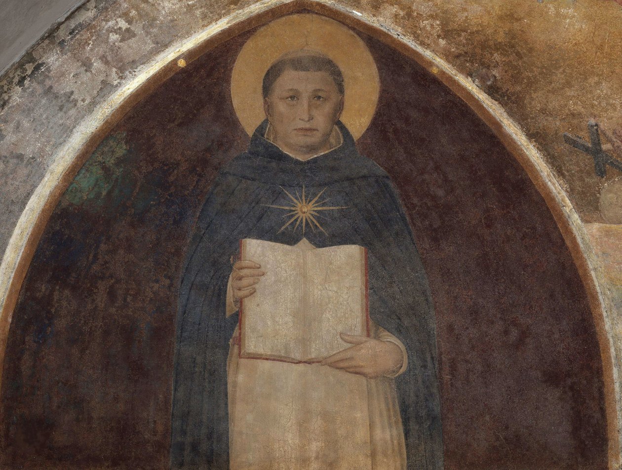 Aquinói Szent Tamás a Summa Theologicával, 1441-1442. alkotó: Fra Giovanni Angelico da Fiesole