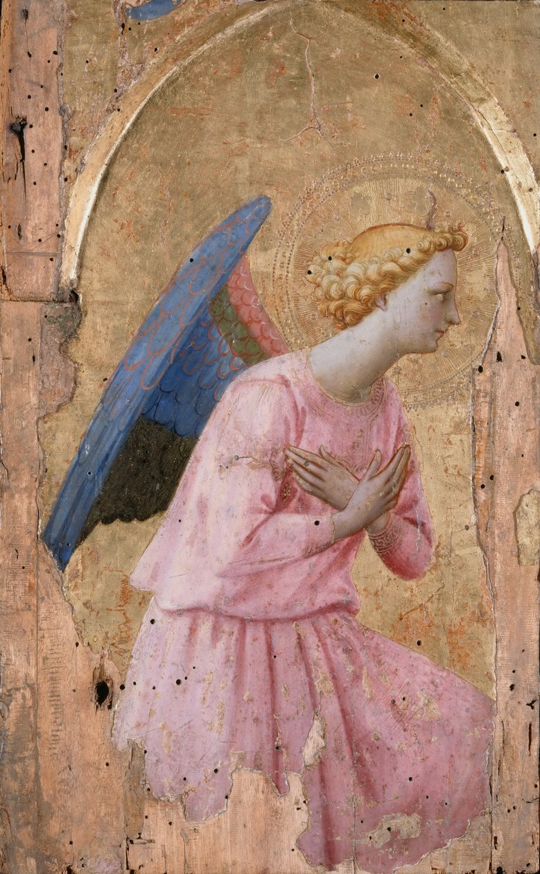 Az Angyali üdvözlet angyala, 1435 körül alkotó: Fra Giovanni Angelico da Fiesole