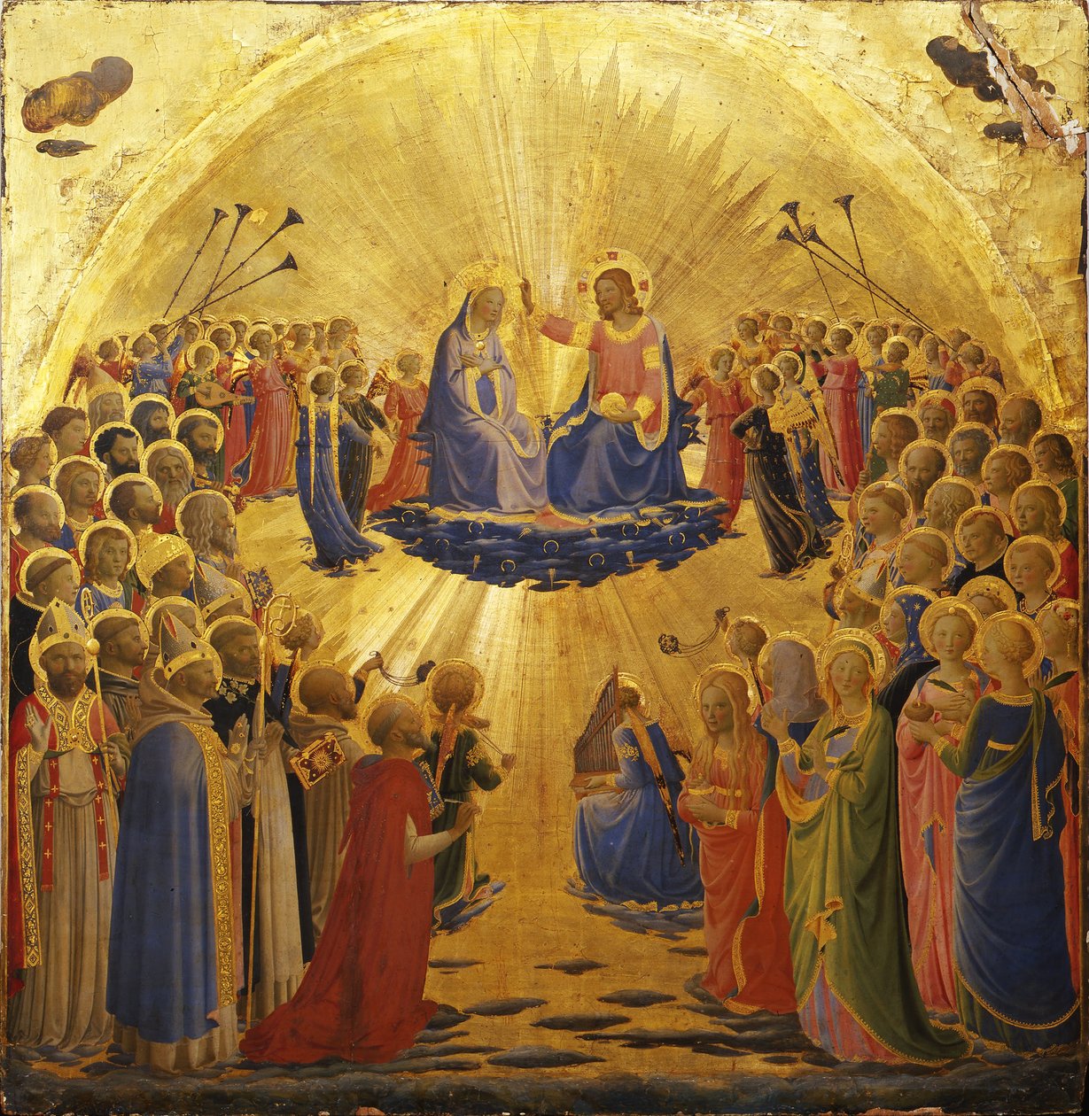 Szűzanya koronázása, 1434-1435 alkotó: Fra Giovanni Angelico da Fiesole